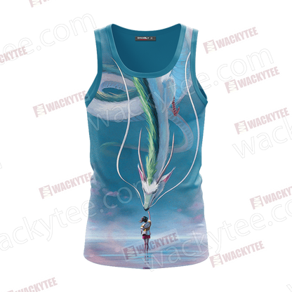 Spirited Away Ogino Chihiro And Haku Unisex 3D T-shirt