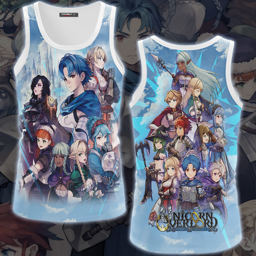 Unicorn Overlord Video Game All Over Printed T-shirt Tank Top Zip Hoodie Pullover Hoodie Hawaiian Shirt Beach Shorts Joggers Tank Top