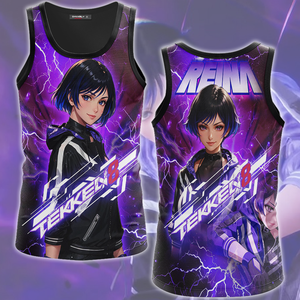 Tekken 8 Reina Video Game All Over Printed T-shirt Tank Top Zip Hoodie Pullover Hoodie Hawaiian Shirt Beach Shorts Joggers Tank Top S 