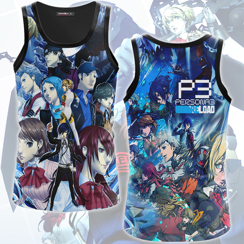 Persona 3 Reload Video Game All Over Printed T-shirt Tank Top Zip Hoodie Pullover Hoodie Hawaiian Shirt Beach Shorts Joggers Tank Top