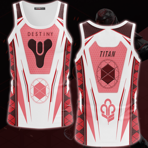 Destiny Titan Video Game All Over Printed T-shirt Tank Top Zip Hoodie Pullover Hoodie Hawaiian Shirt Beach Shorts Joggers