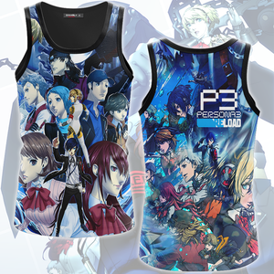 Persona 3 Reload Video Game All Over Printed T-shirt Tank Top Zip Hoodie Pullover Hoodie Hawaiian Shirt Beach Shorts Joggers Tank Top S 