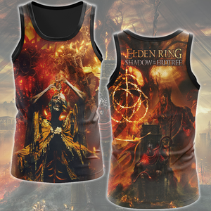 Elden Ring Shadow of the Erdtree Video Game All Over Printed T-shirt Tank Top Zip Hoodie Pullover Hoodie Hawaiian Shirt Beach Shorts Joggers Tank Top S 