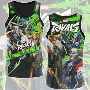 Marvel Rivals - Ragnarok Rebirth Video Game All Over Printed T-shirt Tank Top Zip Hoodie Pullover Hoodie Hawaiian Shirt Beach Shorts Joggers Tank Top S 