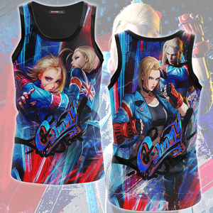 Street Fighter 6 Cammy Video Game All Over Printed T-shirt Tank Top Zip Hoodie Pullover Hoodie Hawaiian Shirt Beach Shorts Joggers Tank Top S 