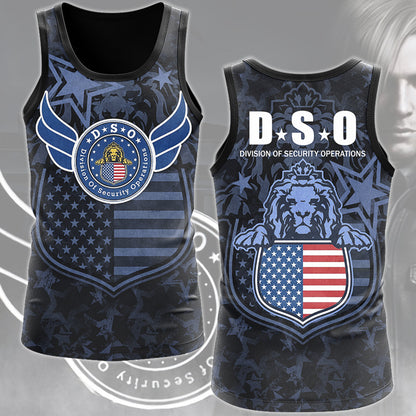 Resident Evil Division of Security Operations (D.S.O.) Video Game All Over Printed T-shirt Tank Top Zip Hoodie Pullover Hoodie Hawaiian Shirt Beach Shorts Joggers