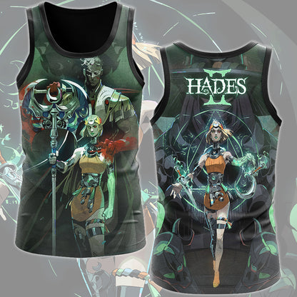 Hades II Video Game All Over Printed T-shirt Tank Top Zip Hoodie Pullover Hoodie Hawaiian Shirt Beach Shorts Joggers Tank Top