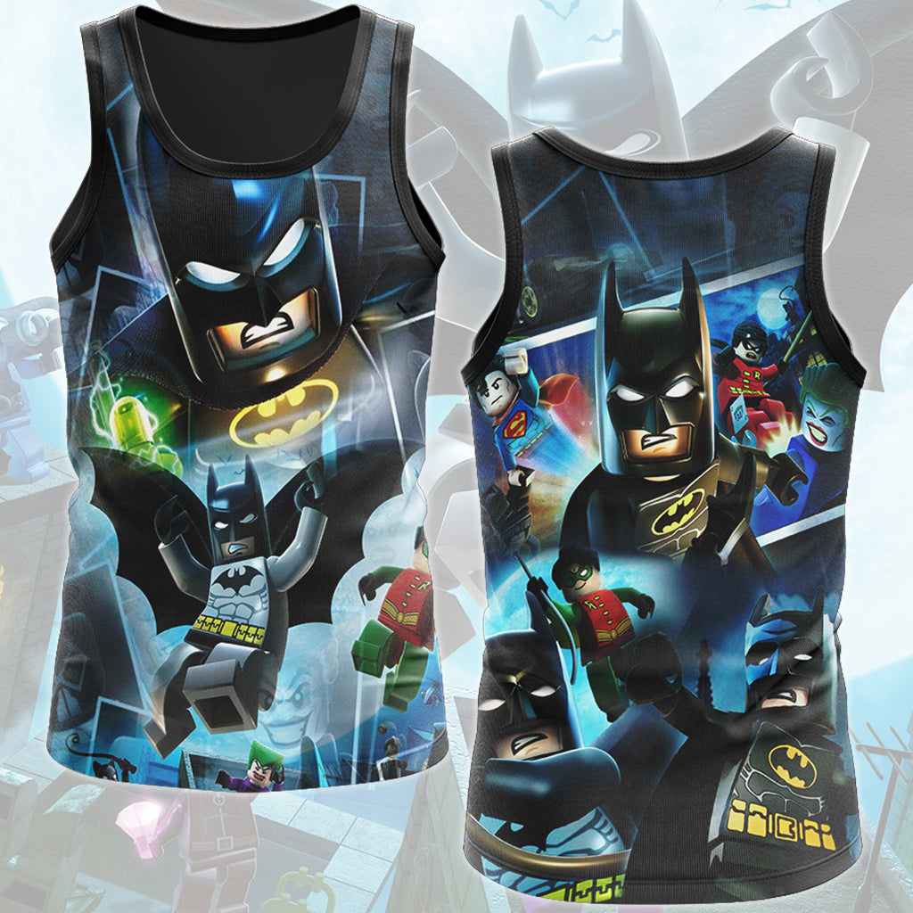LEGO Batman: The Videogame Video Game All Over Printed T-shirt Tank Top Zip Hoodie Pullover Hoodie Hawaiian Shirt Beach Shorts Joggers Tank Top