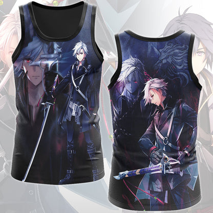 The Legend of Heroes: Trails of Cold Steel IV Rean Schwarzer Video Game All Over Printed T-shirt Tank Top Zip Hoodie Pullover Hoodie Hawaiian Shirt Beach Shorts Joggers Tank Top