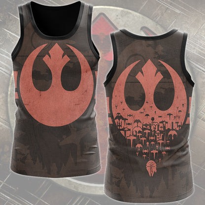 Star Wars Rebel Alliance Video Game All Over Printed T-shirt Tank Top Zip Hoodie Pullover Hoodie Hawaiian Shirt Beach Shorts Joggers