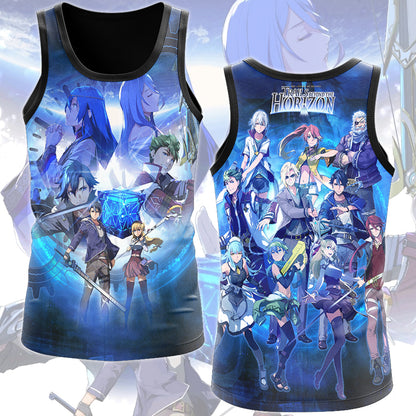 The Legend of Heroes: Trails Beyond the Horizon Video Game All Over Printed T-shirt Tank Top Zip Hoodie Pullover Hoodie Hawaiian Shirt Beach Shorts Joggers
