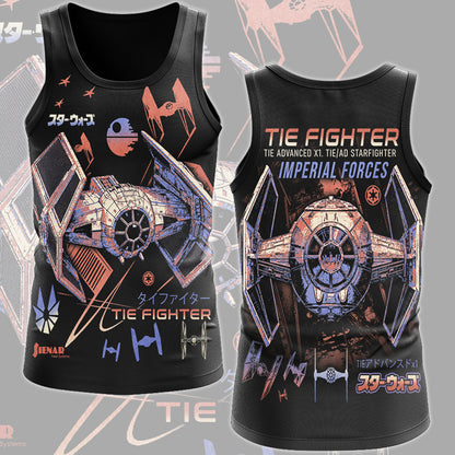 Star Wars Tie Advance Fighter Video Game All Over Printed T-shirt Tank Top Zip Hoodie Pullover Hoodie Hawaiian Shirt Beach Shorts Joggers Tank Top