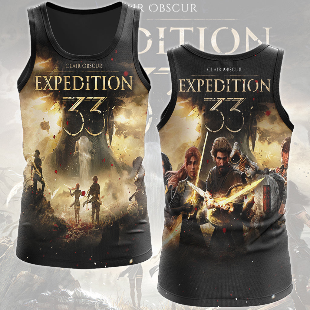 Clair Obscur: Expedition 33 Video Game All Over Printed T-shirt Tank Top Zip Hoodie Pullover Hoodie Hawaiian Shirt Beach Shorts Joggers Tank Top