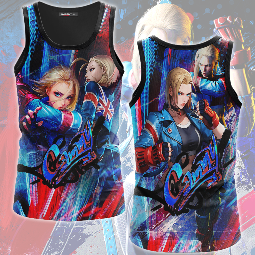 Street Fighter 6 Cammy Video Game All Over Printed T-shirt Tank Top Zip Hoodie Pullover Hoodie Hawaiian Shirt Beach Shorts Joggers Tank Top
