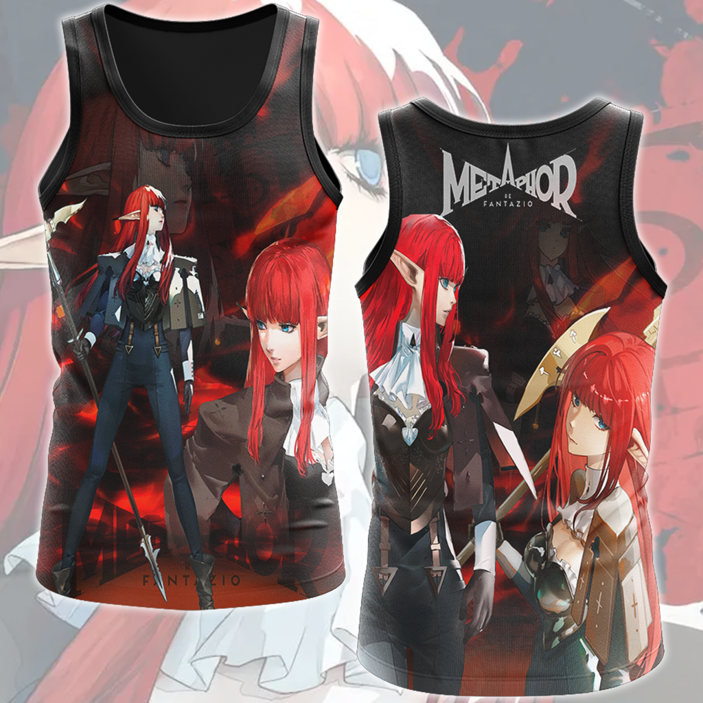 Metaphor Refantazio - Hulkenberg Video Game All Over Printed T-shirt Tank Top Zip Hoodie Pullover Hoodie Hawaiian Shirt Beach Shorts Joggers Tank Top