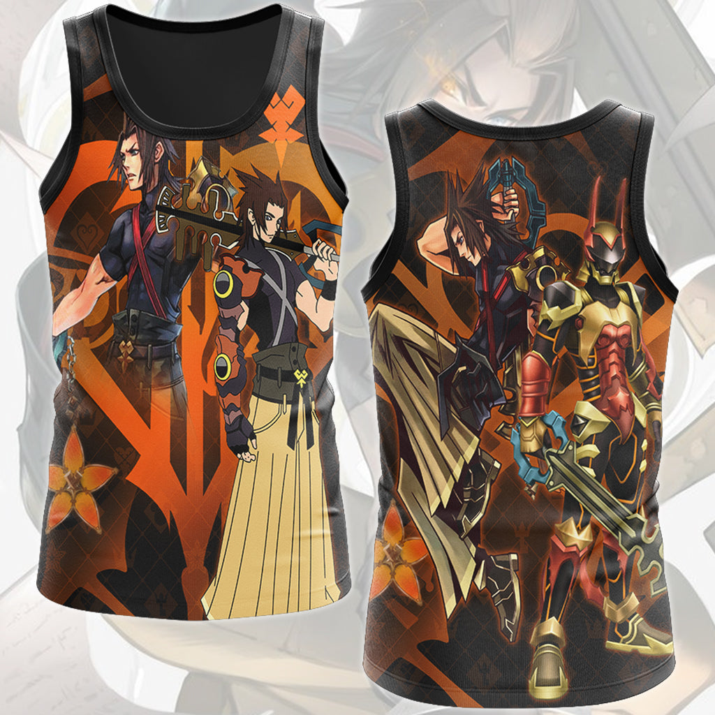 Kingdom Hearts Terra Video Game All Over Printed T-shirt Tank Top Zip Hoodie Pullover Hoodie Hawaiian Shirt Beach Shorts Joggers Tank Top