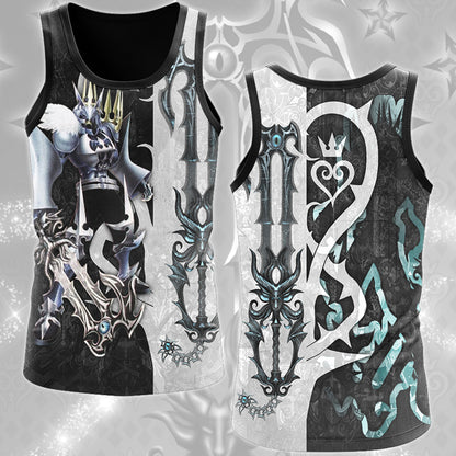 Kingdom Hearts The Gazing Eye (The Master's Eye) Keyblade Video Game All Over Printed T-shirt Tank Top Zip Hoodie Pullover Hoodie Hawaiian Shirt Beach Shorts Joggers Hawaiian Shirt