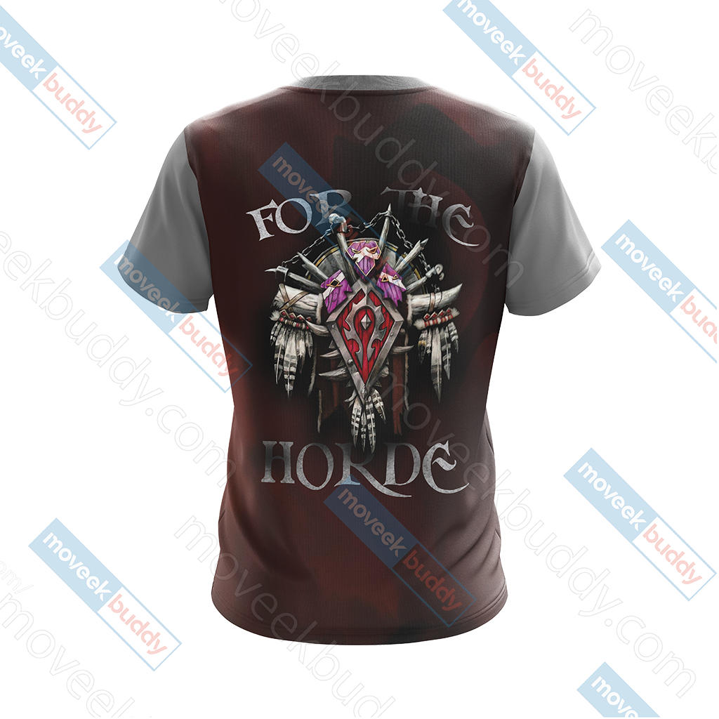 World Of Warcraft For The Horde Unisex 3D T-shirt
