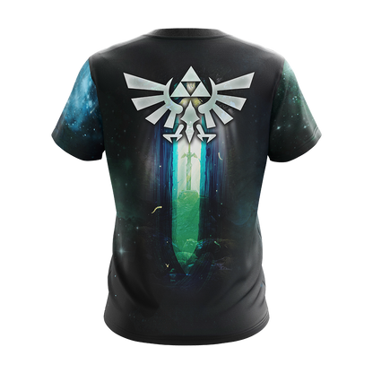 The Master Sword The legend of Zelda All Over Print T-shirt Zip Hoodie Pullover Hoodie