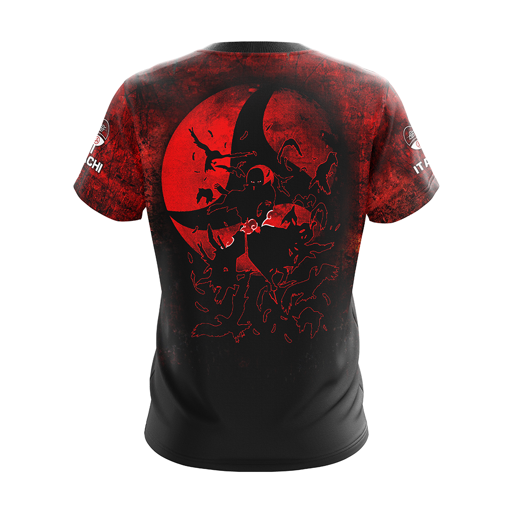 Naruto - Itachi Uchiha's Mangekyou Sharingan Unisex 3D T-shirt