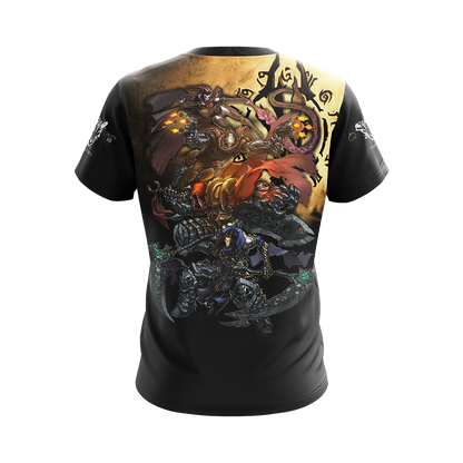 Darksiders 4 Horsemen Unisex 3D T-shirt Zip Hoodie