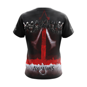 We work in the Dark to serve the Light Assassin's Creed All Over Print T-shirt Zip Hoodie Pullover Hoodie   