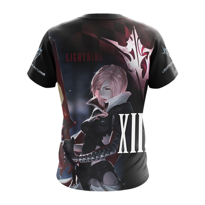 Final Fantasy XIII Lightning Returns Unisex 3D T-shirt Zip Hoodie