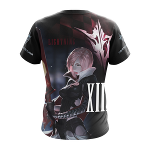 Final Fantasy XIII Lightning Returns Unisex 3D T-shirt Zip Hoodie   