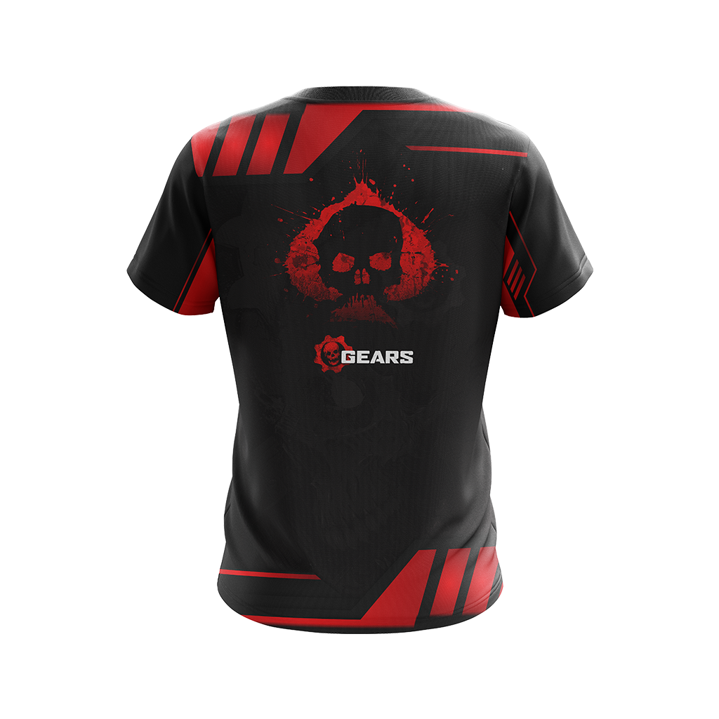 Gears Of War Red Unisex 3D T-shirt   