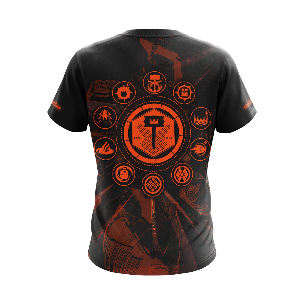 Destiny Titan Sunbreaker Unisex 3D T-shirt