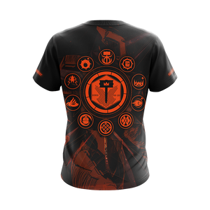 Destiny Titan Sunbreaker Unisex 3D T-shirt   