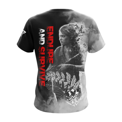 The Last Of Us - To The Edge Of The Universe And Back. Endure And Survive Unisex 3D T-shirt Zip Hoodie