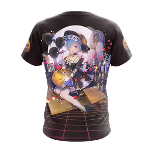 This is my Halloween Costume Rem Re:Zero All Over Print T-shirt Zip Hoodie Pullover Hoodie   