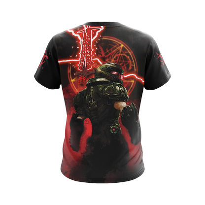 Doom Video Game Unisex 3D T-shirt Zip Hoodie