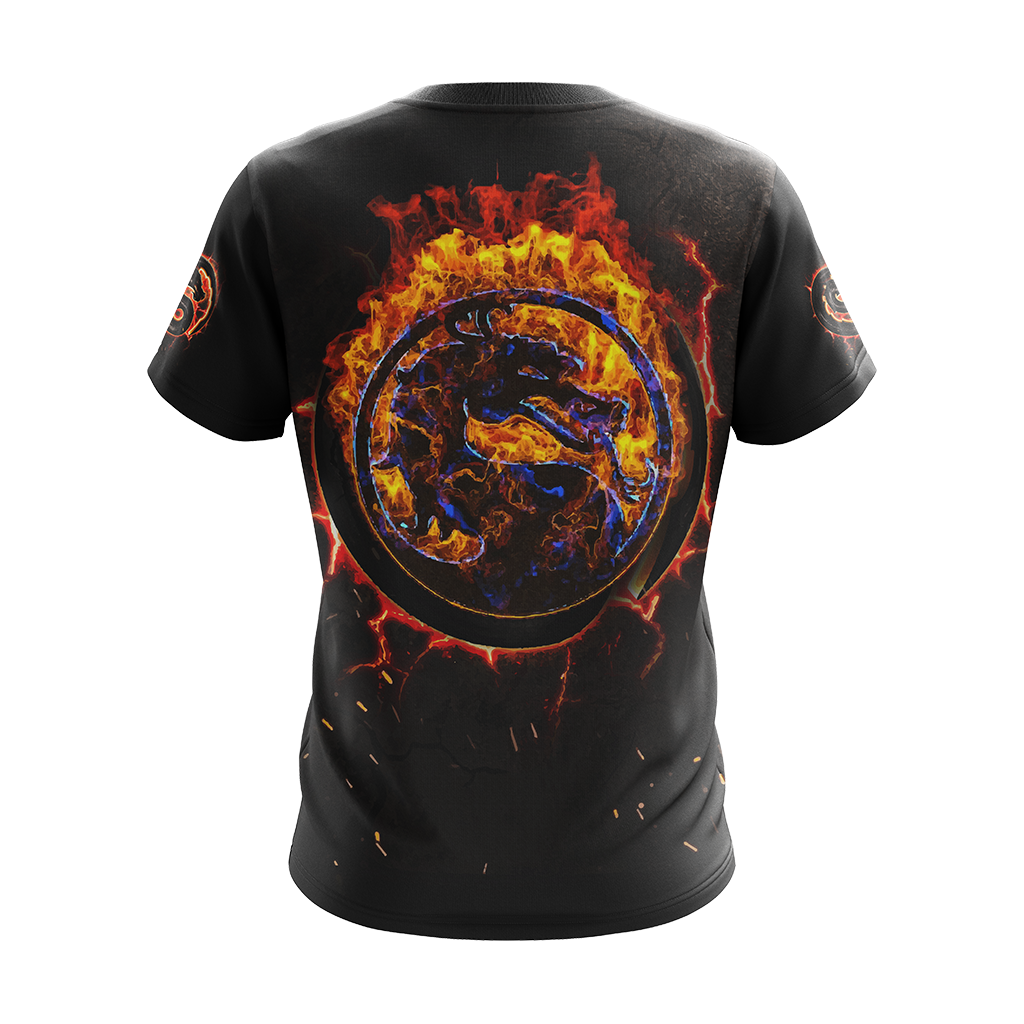 Mortal Kombat symbol Video Game 3D T-shirt