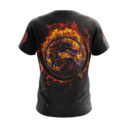 Mortal Kombat symbol Video Game 3D T-shirt