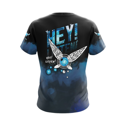 The Legend Of Zelda Navi Fairy Hey Listen Unisex 3D T-shirt Zip Hoodie