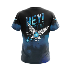 The Legend Of Zelda Navi Fairy Hey Listen Unisex 3D T-shirt Zip Hoodie   