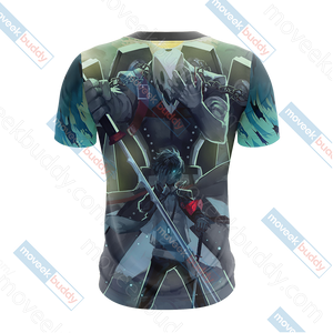 Persona 3 Thanatos And Makoto Yuuki Unisex 3D T-shirt   