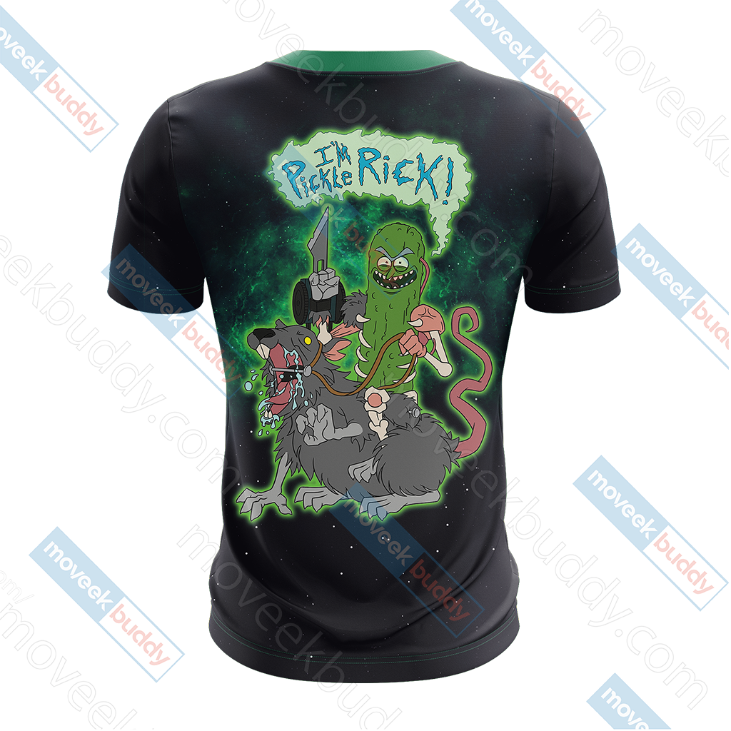 Rick and Morty Pickle Rick New Unisex 3D T-shirt