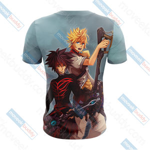 Kingdom Hearts New Version Unisex 3D T-shirt   