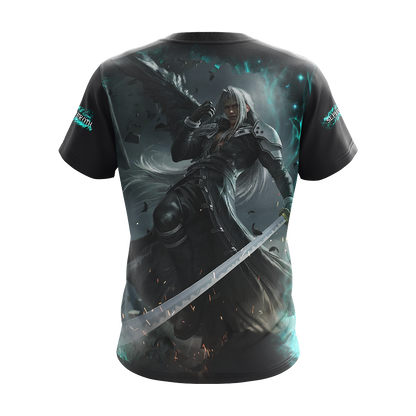 Final Fantasy VII Remake Sephiroth Unisex 3D T-shirt Zip Hoodie