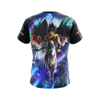 Dragon Ball Gogeta, Vegeta, and Goku Unisex 3D T-shirt Zip Hoodie
