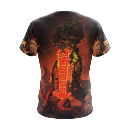 Doom ( Video Game ) Unisex 3D T-shirt