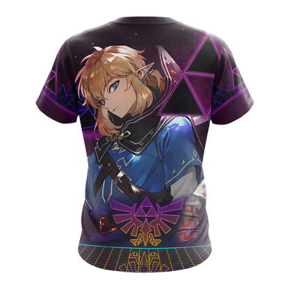 The legend of Zelda All Over Print T-shirt Zip Hoodie Pullover Hoodie
