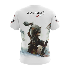 Assassin's Creed III-IV Cat Unisex 3D T-shirt   