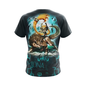 The Legend Of Zelda Midna And Link Wolf Unisex 3D T-shirt   