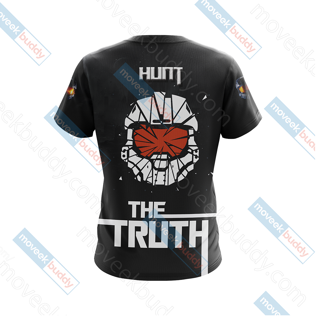Halo 5: Guardians - Hunt The Truth Unisex 3D T-shirt