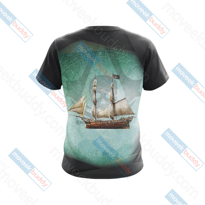 Assassin’s Creed IV Black Flag Video Game Unisex 3D T-shirt