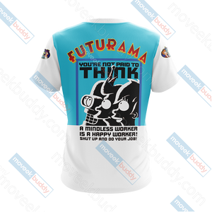 Futurama New Unisex 3D T-shirt   